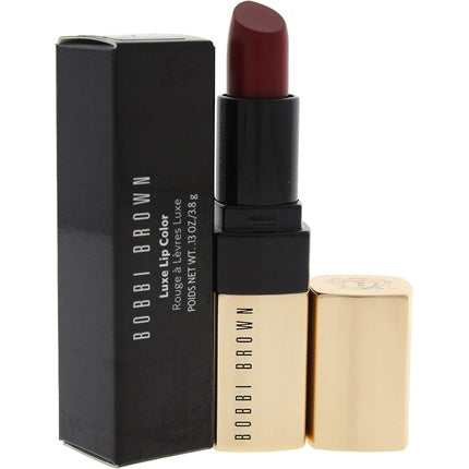 Ruj Bobbi Brown Luxe Lip Color #27 Red Velvet, 3.8g, culoare roșu închis