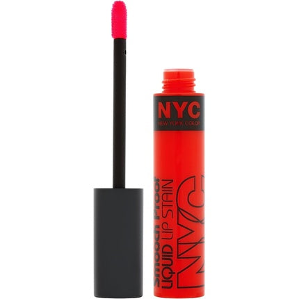 NYC Smooch Proof Liquid Lip Stain Get Noticed, ruj lichid, roz vibrant