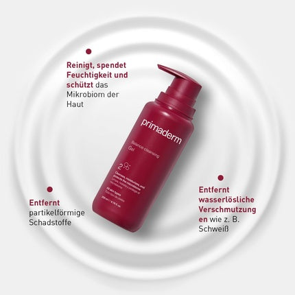 Gel curatare, Prima-Derm, Balance, roșu, 200ml