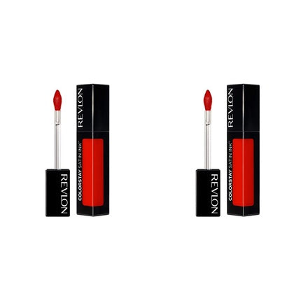 Revlon ColorStay Satin Ink Longwear Liquid Lipstick, 018 Fired Up, Roșu, 5ml