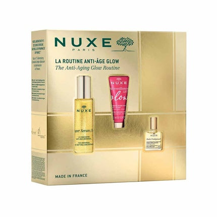 Set Cosmetice Nuxe Antiaging Glow Routine, Seruri Pentru Față și Gât, 30 ml