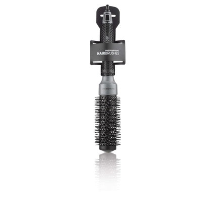 Xanitalia Tourmaline Grip Thermo Brush 25mm, Rotund, Ceramică + Ionite, Negru