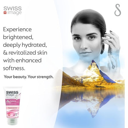 Swiss Image, Radiance Whitening Face Hand & Body Cream Natural, alb-roz, 75 g
