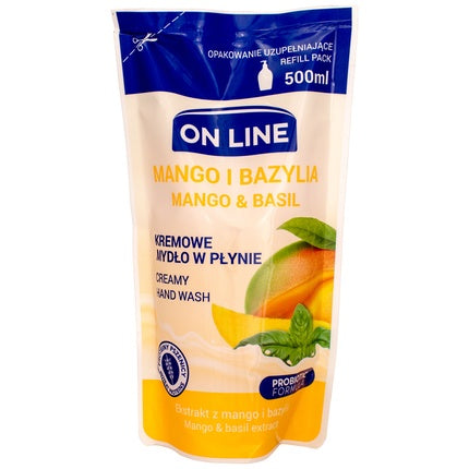 Săpun lichid, Forte-Sweden On Line, mango și busuioc, 1000ml