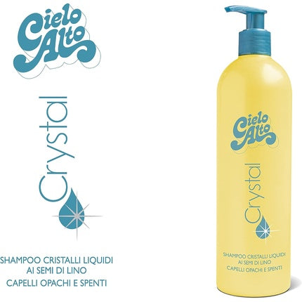 Șampon Cielo Alto Crystal semințe de in 500ml galben