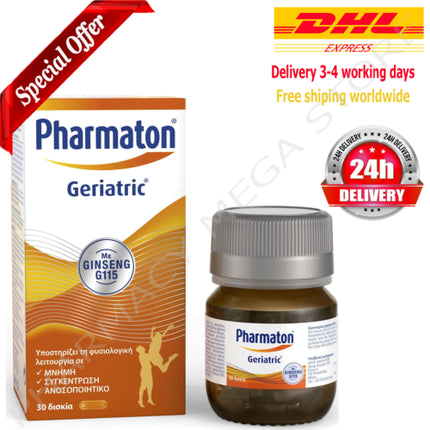Multivitamine, Pharmaton, Geriatric, ginseng, 30 comprimate