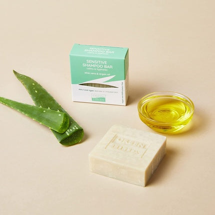 Șampon Solid, Greenfields, Sensitive, aloe vera