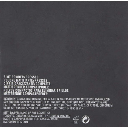 MAC Blot Powder Pressed Light, Puder Presat, 12g