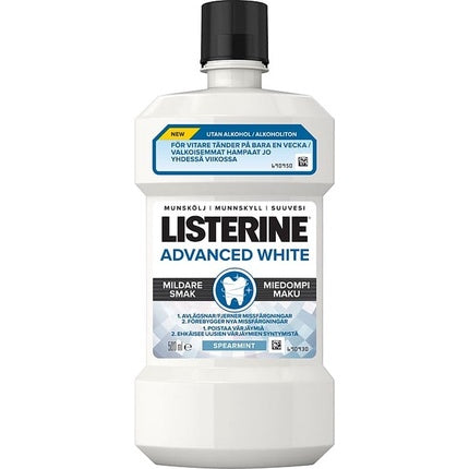 Listerine Advanced White Milder Taste Spearmint Clătire de gură 500 ml