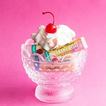Balsam de buze Crazy Rumors Banana Split 100% Natural Vegan