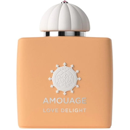 Eau de Parfum Amouage Love Delight 100ml, sticlă portocalie cu dop alb