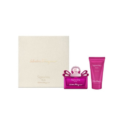 Set Parfum Salvatore Ferragamo Signorina Ribelle, 2 Pcs: 1 Oz Eau De Parfum + 1.7 Oz Body Lotion