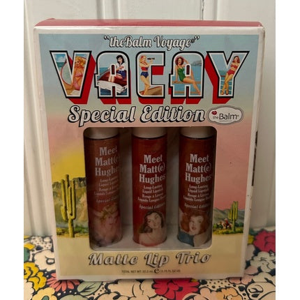 Set 3 rujuri, TheBalm, Meet Matt(e) Hughes, nuanțe diverse