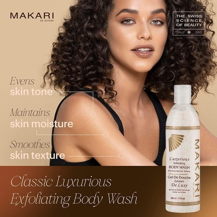 Gel de duș exfoliant, Makari Classic Luxurious Lightening, 17 Fl Oz