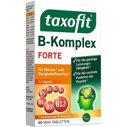 Tablete Vitamine B-Complex, Klosterfrau Taxofit Forte, 40 buc