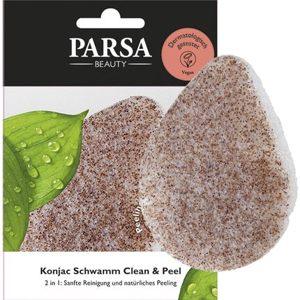 Burete facial, Parsa Beauty, Konjac, alb-maro