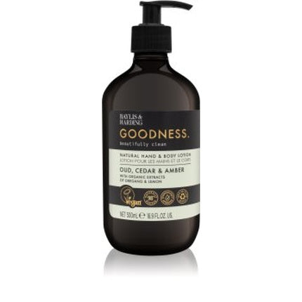 Lotion de corp, Baylis & Harding, Goodness Oud Cedar Amber, 500 ml