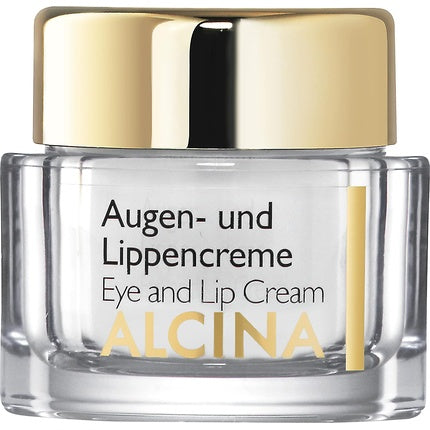 Cremă Ochi/Buze Alcina Effekt & Pflege, 15ml, auriu