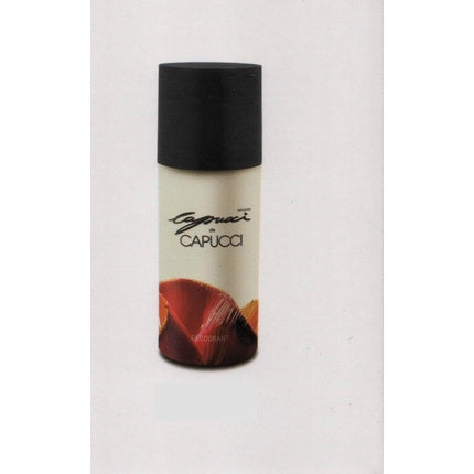 Deodorant Capicci De Capucci Pour Femme, 150ml, cutie neagră cu design floral