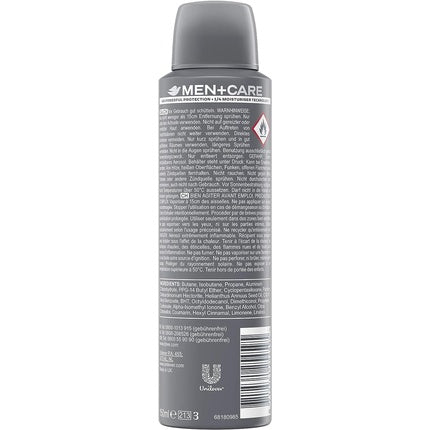 Deodorant Antiperspirant Spray, Dove Men+Care, Clean Comfort, 150ml