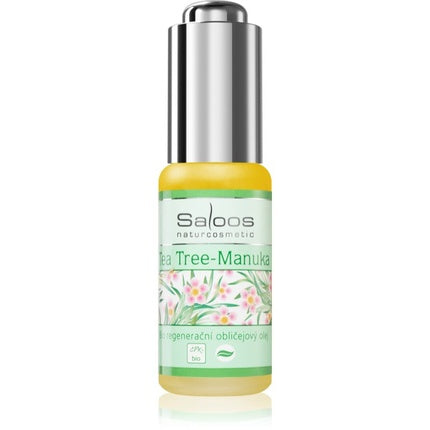 Ulei facial Saloos Bio Tea Tree & Manuka 20 ml pentru piele predispusă la acnee