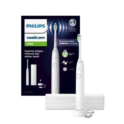 Perie electrică Philips Sonicare White Series 5300 Hx7108/02, alb