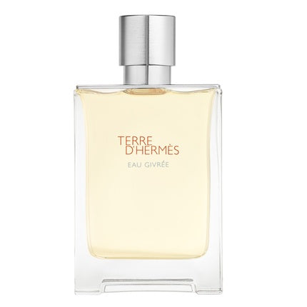 Perfum Hermès Terre d'Hermès Eau Givrée, 100ml, sticlă transparentă, lichid galben-pal