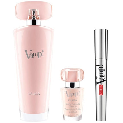 Set Parfum Pupa Milano Vamp! Pink (Flacon principal, Lac de unghii, Deodorant)