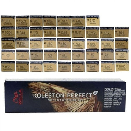 Vopsea de Păr Wella Koleston Perfect Pure Naturals 60ml, Culoare Blond Deschis Natural