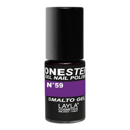 Layla Cosmetics Smalt Gel One Step N°59, culoare mov, 5ml