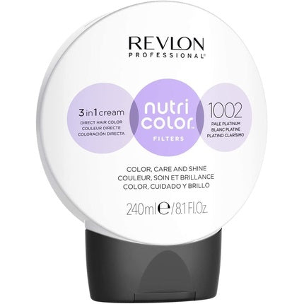 Vopsea de par, Revlon, Nutri Color Filters, Pale Platinum, 240ml