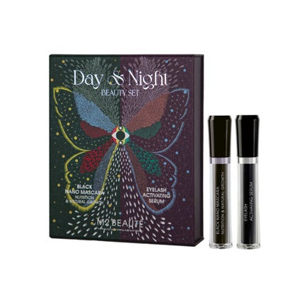 Set M2 Beauté Mascara și Ser Activator Gene, negru