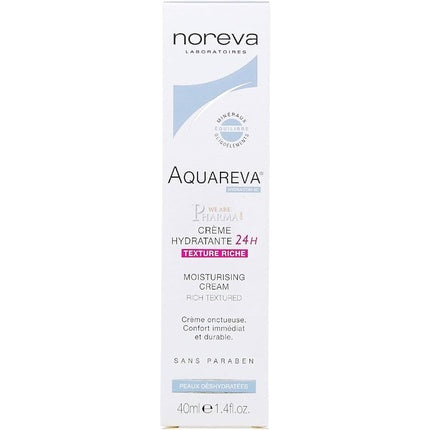 Cremă hidratantă, Noreva, Aquareva, alb, 40ml