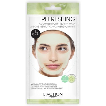 Mască pentru față, L'Action Paris, Cucumber Purifying Spa Mask, 20 g