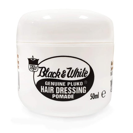 Pomadă păr, Black And White, Pluko, alb, 50ml