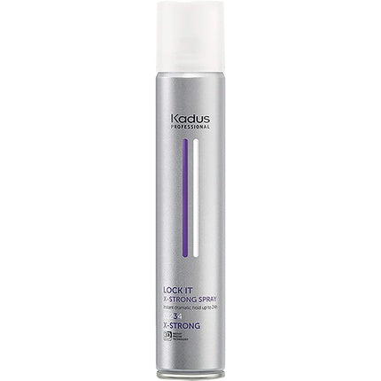 Spray fixativ Kadus Professional Lock It Extreme Strong, 300 ml, argintiu