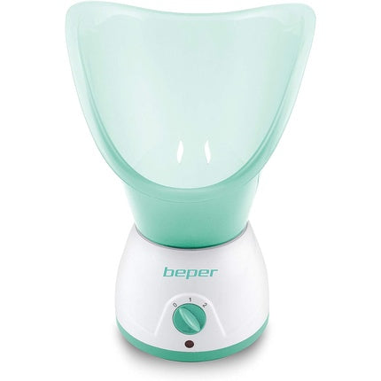 Sauna faciala Beper 40.967N, alb/verde, 2 trepte putere