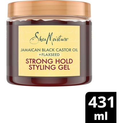 Gel de coafat SheaMoisture Jamaican Black Castor Oil Strong Hold, 431ml