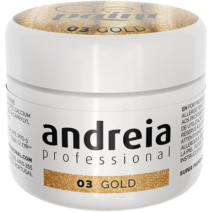 Gel UV unghii, Andreia, 03 Gold, 4g