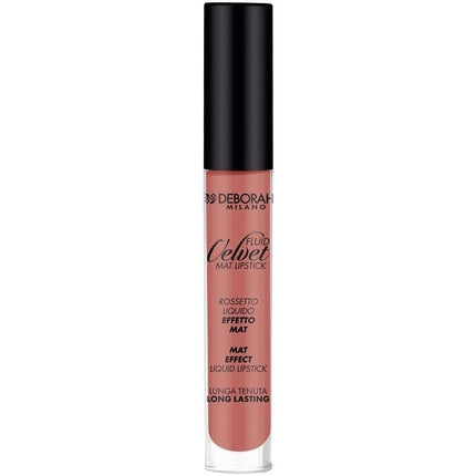 Ruj lichid mat, Deborah Milano, Velvet Lipstick, Antique Rose