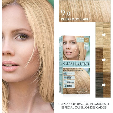 Vopsea de păr, Clearé Institute, Clinuance 9.0 blond foarte deschis