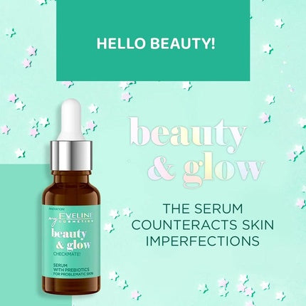 Serum, Eveline, Beauty & Glow Checkmate!, prebiotice, 18ml