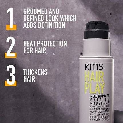 Pasta modelare păr, KMS, Hairplay, 150 ml