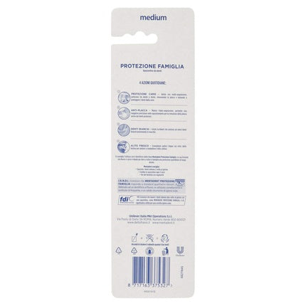 Periuță de dinți, Mentadent Toothbrush Plus Duo, set 2 bucăți