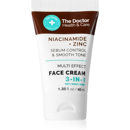 Cremă Facială The Doctor cu Niacinamidă și Zinc pentru Controlul Sebumului, 40 ml
