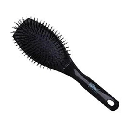 Pensulă pentru păr Eurostil Medium, plastic negru