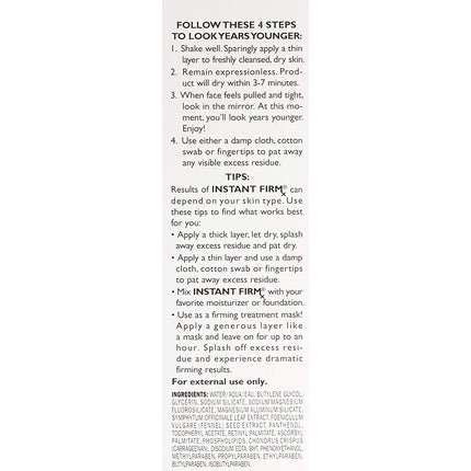 Instant FIRMx Temporary Face Tightener, Peter Thomas Roth, 100 ml