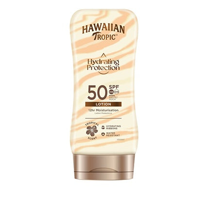 Loțiune Protecție Solară Corp, Hawaiian Tropic, Hydrating Protection SPF 50, 180 ml