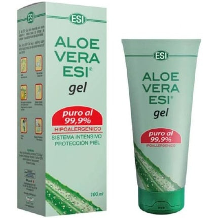 Gel Aloe Vera ESI, 99.9% Pur, Hipoalergenic, 100 ml