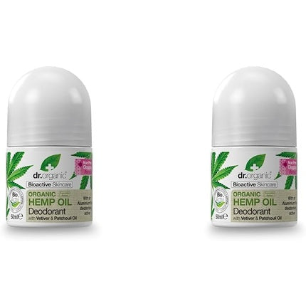 Deodorant roll-on, Dr Organic, Hemp Oil, 50ml